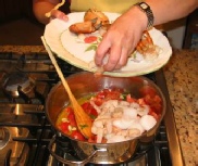 seafood stew of crustaceans xx06